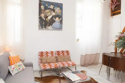 Zona de estar de Nice Apartment Centro Histórico