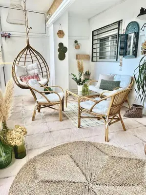 Zona de estar de Apartamento terraza privada