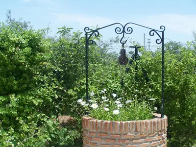 Jardín al aire libre en Casa Rural El Rincón