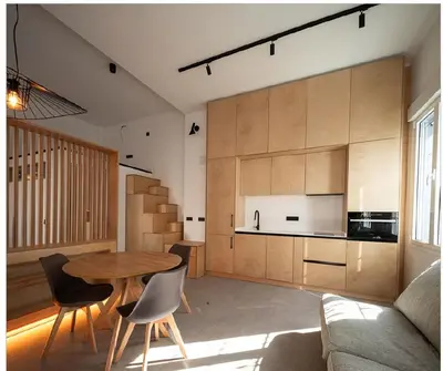 Una cocina o zona de cocina en Casa Azul