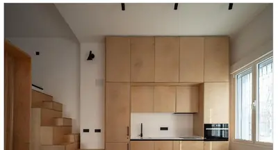 Una cocina o zona de cocina en Casa Azul