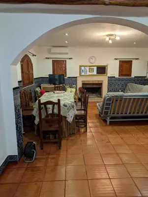 Zona de estar de Casa rural Huertas del Castillo