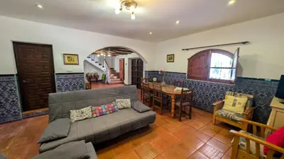 Zona de estar de Casa rural Huertas del Castillo