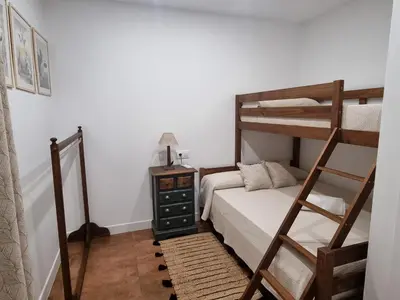 Cama o camas de una habitación en Hacienda Santa Barbara