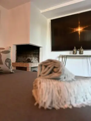 Una televisión o centro de entretenimiento en Carmen Home