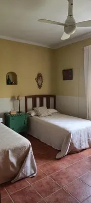 Cama o camas de una habitación en Finca Olivo Llorón