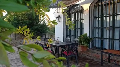 Jardín al aire libre en Casa Rural del Guadalora