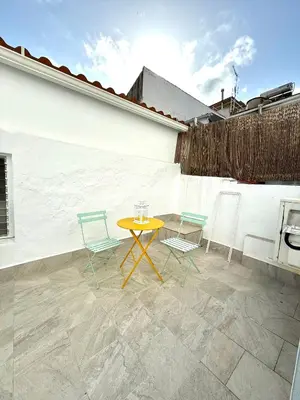 Un balcón o terraza de La Casa AZUL