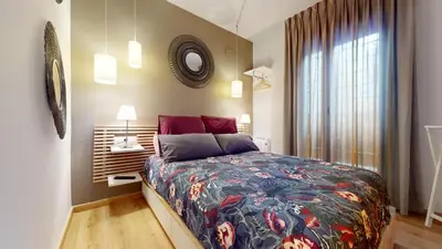 Cama o camas de una habitación en Casa Hinojo