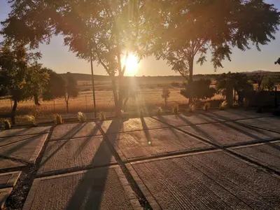Amanecer o atardecer desde la casa o chalet o alrededores