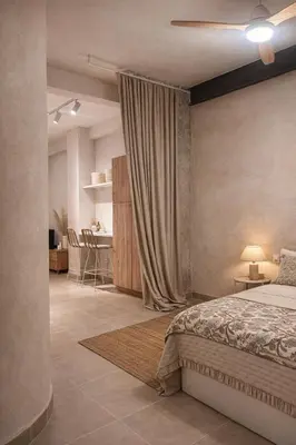 Cama o camas de una habitación en Loft Suite Frutos