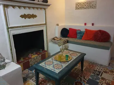 Zona de estar de Hacienda la Suerte