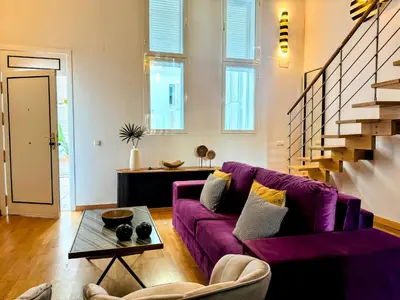 Zona de estar de Misterhost Loft Alameda