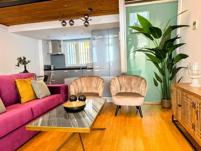 Zona de estar de Misterhost Loft Alameda