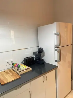 Una cocina o zona de cocina en Coqueto apartamento en el centro de Sevilla con patio privado