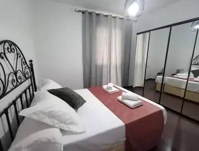 Cama o camas de una habitación en Palacio de Don Juan