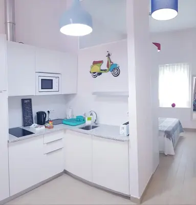 Una cocina o zona de cocina en Apartamento San Bernardo - Kainga Homes