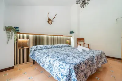 Cama o camas de una habitación en Cerro de la Cruz, increíbles vistas en el centro de Andalucía