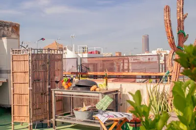 Un balcón o terraza de Precioso dúplex con gran terraza en pleno centro