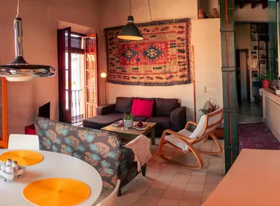 Zona de estar de Precioso dúplex con gran terraza en pleno centro