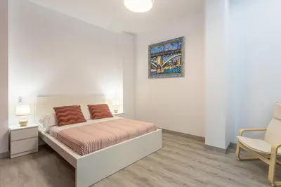 Cama o camas de una habitación en Semana Santa