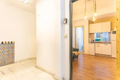 Una cocina o zona de cocina en Apartamento Raya - Vacacional Sevilla