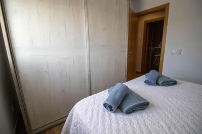 Cama o camas de una habitación en Apartamento Fuentesal