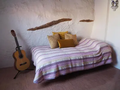 Cama o camas de una habitación en Casa Real