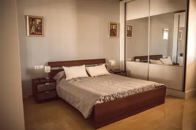 Cama o camas de una habitación en Casa Rural Entreolivos