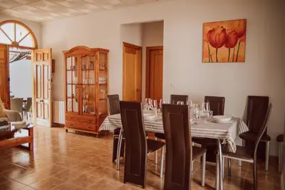 Zona de estar de Casa Rural Entreolivos