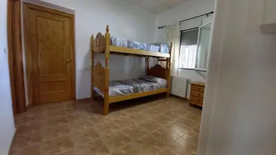 Cama o camas de una habitación en Casa Rural Entreolivos