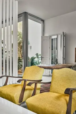 Zona de estar de Casa Boutique San Bernardo, con jacuzzi y parking.