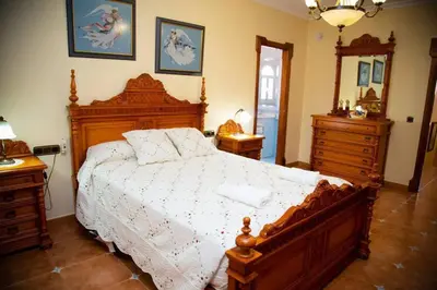 Cama o camas de una habitación en Villa Ana Todo Confort