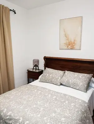 Cama o camas de una habitación en Los Alcornoquillos