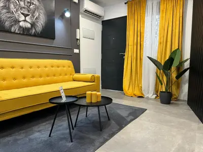 Zona de estar de Apartamento Deluxe Lajudería con PARKING GRATIS