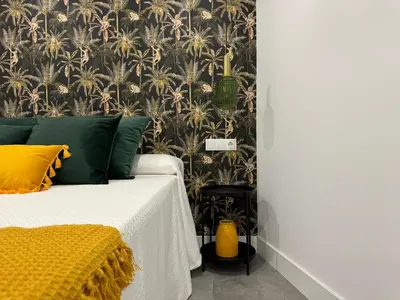 Cama o camas de una habitación en Apartamento Deluxe Lajudería con PARKING GRATIS