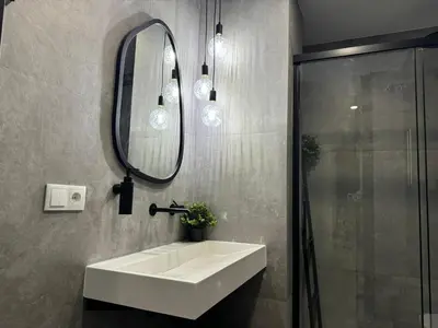 Un baño de Apartamento Deluxe Lajudería con PARKING GRATIS