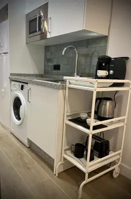 Una cocina o zona de cocina en Irache Dreams