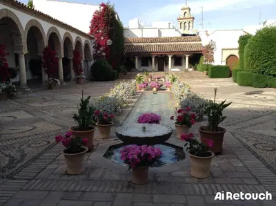 Jardín al aire libre en Irache Dreams