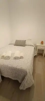 Cama o camas de una habitación en La Casa de Mari