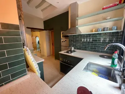 Una cocina o zona de cocina en Entre Tres Campanas