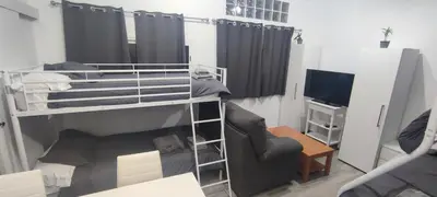 Cama o camas de una habitación en Apartamentos y lofts De Don Juan
