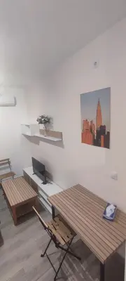 Una televisión o centro de entretenimiento en Apartamentos y lofts De Don Juan