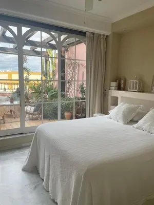 Cama o camas de una habitación en Ático la Estrella