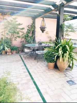 Jardín al aire libre en Ático la Estrella