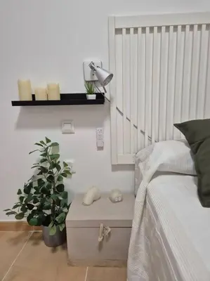 Cama o camas de una habitación en Hostfy Centro, San Román
