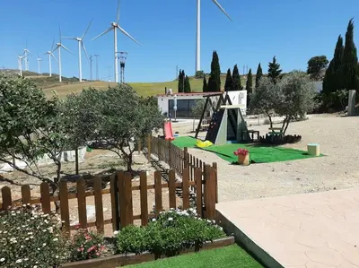 Zona de juegos infantil en Finca Rustica Los Gamonales