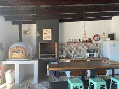 Una cocina o zona de cocina en Finca Rustica Los Gamonales