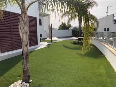 Jardín al aire libre en Casa con espectaculares vistas a Sevilla