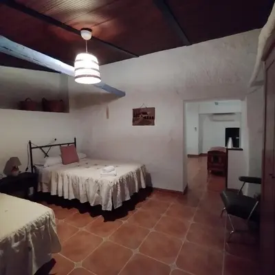 Cama o camas de una habitación en La Casilla